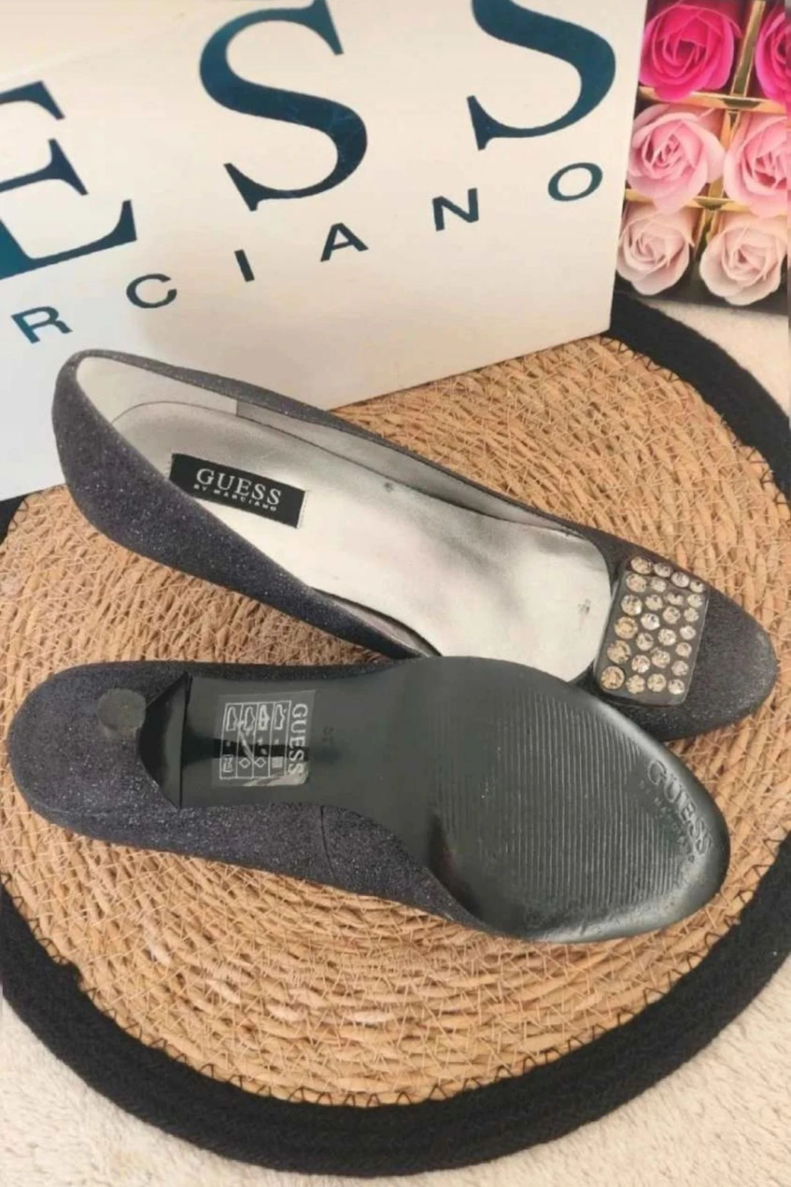 Escarpines GUESS by Marciano con lentejuelas y strass ●Talla 37●🌸 – photo 10